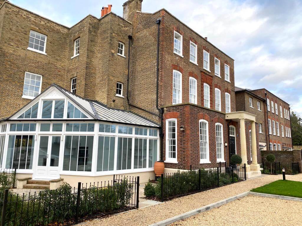 Georgian property with Victorian conservatory